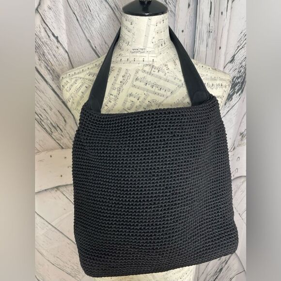 The SAK Elliott Lucca Y2K Black Crochet Shoulder Bag - Picture 1 of 7